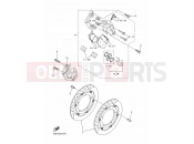 YAMAHA XJ6 N Diversion Naked XJ6N XJ6 (20S2) 2009 FRONT BRAKE CALIPER