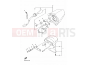 YAMAHA XJ6 N Diversion Naked XJ6N XJ6 (20S2) 2009 TAILLIGHT