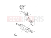 YAMAHA FZ1-N Fazer Naked FZ1-N FAZER NAKED (2D1J) 2009 CRANKSHAFT & PISTON