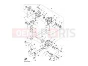 YAMAHA FZ1-N Fazer Naked FZ1-N FAZER NAKED (2D1J) 2009 WATER PUMP