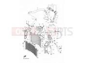 YAMAHA FZ1-N Fazer Naked FZ1-N FAZER NAKED (2D1J) 2009 RADIATOR & HOSE