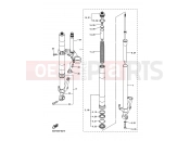 YAMAHA FZ1-N Fazer Naked FZ1-N FAZER NAKED (2D1J) 2009 FRONT FORK
