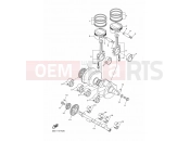 YAMAHA Vmax 1700 VMAX VMAX 1700 (2S35) 2009 CRANKSHAFT & PISTON
