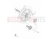 YAMAHA Vmax 1700 VMAX VMAX 1700 (2S35) 2009 FRONT WHEEL
