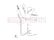 YAMAHA FZ6-N Fazer Naked FZ6-NAHG FZ6 NAKED ABS HG (5S44) 2009 STEERING HANDLE & CABLE