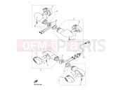 YAMAHA FZ6-N Fazer Naked FZ6-NAHG FZ6 NAKED ABS HG (5S44) 2009 FLASHER LIGHT