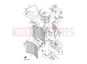 YAMAHA FJR 1300 FJR1300A (3P6K) 2009 RADIATOR & HOSE
