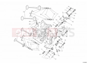 DUCATI Superbike 1198 S HORIZONTAL CYLINDER HEAD » VALVE DRIVE
