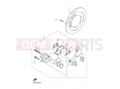 YAMAHA FJR 1300 FJR1300A (3P6K) 2009 REAR BRAKE CALIPER
