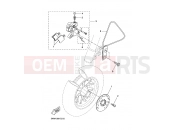 YAMAHA Booster 50 CW 50 CW50 BOOSTER (5WWC) 2008 FRONT BRAKE CALIPER