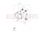 YAMAHA Booster 50 CW 50 CW50 BOOSTER (5WWC) 2008 HEADLIGHT