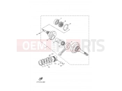YAMAHA Cygnus XC 125 XC125 CYGNUS (4P93) 2008 CRANKSHAFT & PISTON