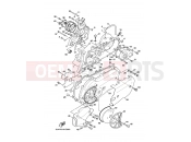 YAMAHA Cygnus XC 125 XC125 CYGNUS (4P93) 2008 CRANKCASE