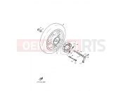 YAMAHA Cygnus XC 125 XC125 CYGNUS (4P93) 2008 REAR WHEEL