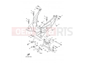 YAMAHA Cygnus XC 125 XC125 CYGNUS (4P93) 2008 STAND & FOOTREST