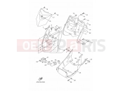 YAMAHA Cygnus XC 125 XC125 CYGNUS (4P93) 2008 LEG SHIELD
