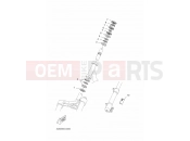 YAMAHA Aerox 50 YQ 50 YQ50 AEROX (3C6P) 2008 STEERING