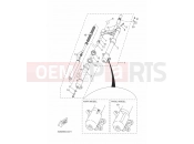 YAMAHA Aerox 50 YQ 50 YQ50 AEROX (3C6P) 2008 FRONT FORK