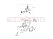 YAMAHA Aerox 50 YQ 50 YQ50 AEROX (3C6P) 2008 FRONT BRAKE CALIPER