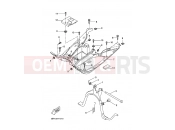 YAMAHA Aerox 50 YQ 50 YQ50 AEROX (3C6P) 2008 STAND & FOOTREST