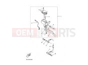 YAMAHA Aerox 50 YQ 50 YQ50 AEROX (3C6P) 2008 REAR MASTER CYLINDER
