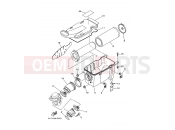 YAMAHA YFM 350 Raptor YFM350 YFM350R 5YTU 2008 INTAKE