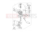 YAMAHA YFM 350 Raptor YFM350 YFM350R 5YTU 2008 CARBURETOR
