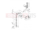 YAMAHA YFM 350 Raptor YFM350 YFM350R 5YTU 2008 REAR MASTER CYLINDER