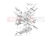 YAMAHA YFM 350 Grizzly YFM350A GRIZZLY 350 5WHG 2008 FRAME