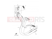 YAMAHA YFM 350 Grizzly YFM350A GRIZZLY 350 5WHG 2008 STEERING HANDLE & CABLE