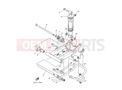 YAMAHA YFM 125 Grizzly YFM125A GRIZZLY 125 1C5K 2008 REAR ARM & SUSPENSION