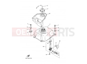 YAMAHA YFM 125 Grizzly YFM125A GRIZZLY 125 1C5K 2008 FUEL TANK