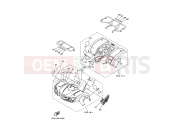 YAMAHA YFM 125 Grizzly YFM125A GRIZZLY 125 1C5K 2008 EMBLEM & LABEL 2