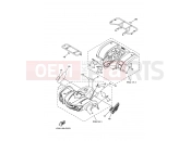 YAMAHA YFM 125 Grizzly YFM125A GRIZZLY 125 1C5K 2008 EMBLEM & LABEL 3