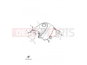 YAMAHA YFM 350 Grizzly YFM350FWA GRIZZLY 350 5UHL 2008 SIDE COVER