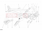 DUCATI 2009 Sportclassic GT1000 Touring FOOTRESTS, RIGHT » UNCLASSIFIED