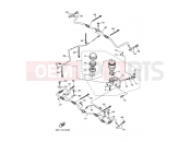 YAMAHA YXR 700 Rhino YXR700F YXR70FX RHINO 700 FI 5B47 2008 REAR MASTER CYLINDER