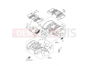 YAMAHA YFM 660 Grizzly YFM660FWA GRIZZLY 23D7 2008 EMBLEM & LABEL 1