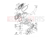 YAMAHA YFM 660 Grizzly YFM660FWA GRIZZLY 23D3 2008 CRANKCASE COVER 1