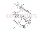 YAMAHA YFM 660 Grizzly YFM660FWA GRIZZLY 23D3 2008 CLUTCH