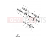 YAMAHA YFM 350 Grizzly YFM350A GRIZZLY 350 5WHD 2008 TRANSMISSION
