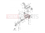 YAMAHA YFM350AS YFM35XX WOLVERINE 2WD 3D57 2008 INTAKE