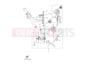 YAMAHA YFM 350 YFM350 5YTV 2008 HANDLE SWITCH & LEVER