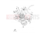 YAMAHA YXR 700 Rhino YXR700F YXR70FSP2X RHINO 700 FI 5B4G 2008 CYLINDER HEAD