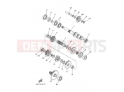 YAMAHA YXR 700 Rhino YXR700F YXR70FSP2X RHINO 700 FI 5B4G 2008 TRANSMISSION