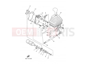 YAMAHA YXR 700 Rhino YXR700F YXR70FSP2X RHINO 700 FI 5B4G 2008 SHIFT SHAFT
