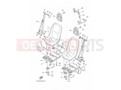 YAMAHA YXR 700 Rhino YXR700F YXR70FSP2X RHINO 700 FI 5B4G 2008 SEAT
