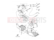 YAMAHA YXR 700 Rhino YXR700F YXR70FSP2X RHINO 700 FI 5B4G 2008 STAND & FOOTREST