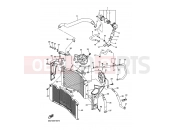 YAMAHA FZ1-N Fazer Naked FZ1-NA FAZER NAKED ABS (22C2) 2008 RADIATOR & HOSE