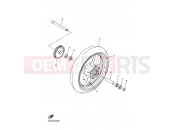 YAMAHA FZ1-N Fazer Naked FZ1-NA FAZER NAKED ABS (22C2) 2008 FRONT WHEEL